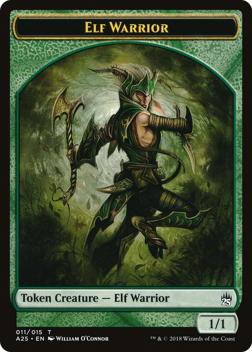 Elf Warrior Token (011) (A25-011) - Masters 25 Tokens