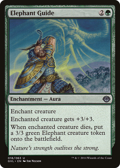 Elephant Guide (DD3-018) - Duel Decks Anthology: Garruk vs. Liliana
