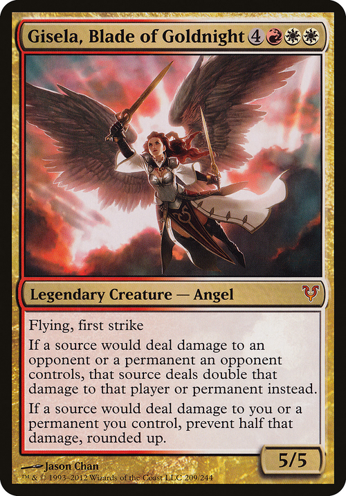 Gisela, Blade of Goldnight (Avacyn Restored) (OVER-209) - Open the Helvault