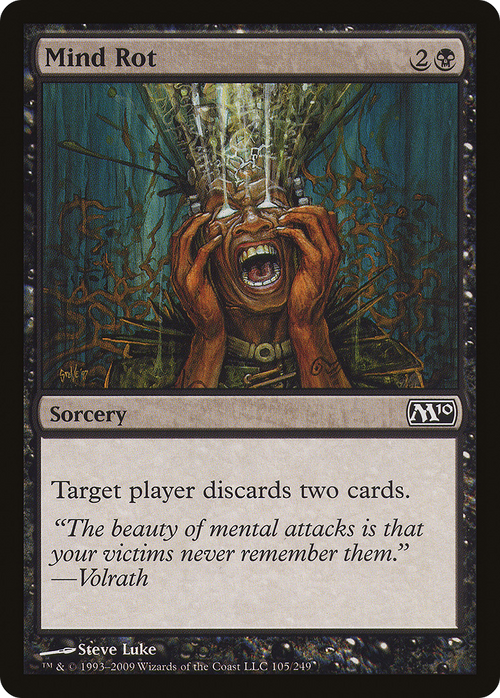 Mind Rot (M10-105) - Magic 2010 Foil
