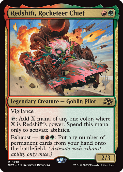 Redshift, Rocketeer Chief (PPDFT-218P) - Promo Pack: Aetherdrift