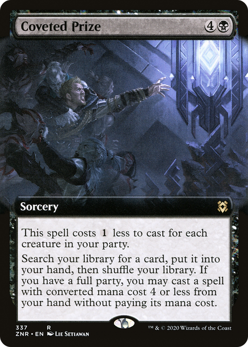 Coveted Prize (Extended Art) (ZNR-337) - Zendikar Rising: (Extended Art) Foil