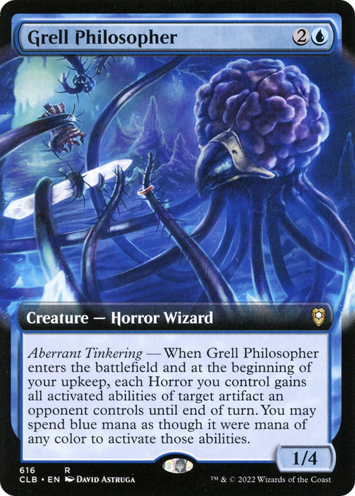 Grell Philosopher (Extended Art) (CLB-616) - Commander Legends: Battle for Baldur's Gate: (Extended Art)