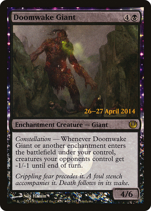 Doomwake Giant (PRE-66★) - Journey into Nyx Promos: (enchantment) Foil