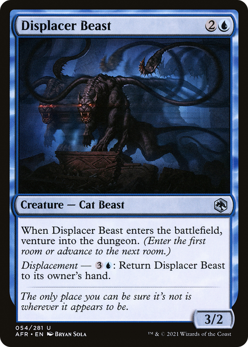 Displacer Beast (AFR-054) - Adventures in the Forgotten Realms