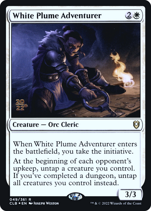 White Plume Adventurer (PRE-049) - Battle for Baldur's Gate Promos Foil