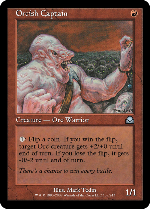 Orcish Captain (ME2-139) - Masters Edition II Foil