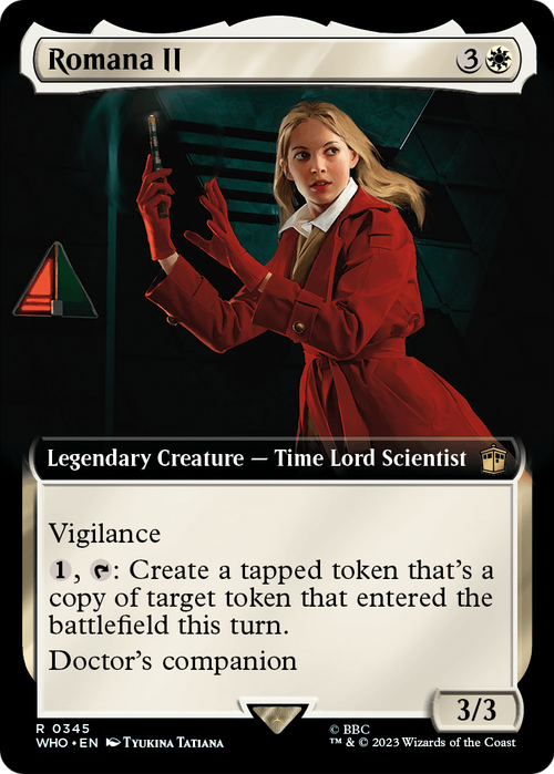 Romana II (Extended Art) (WHO-345) - Doctor Who: (Extended Art) Foil
