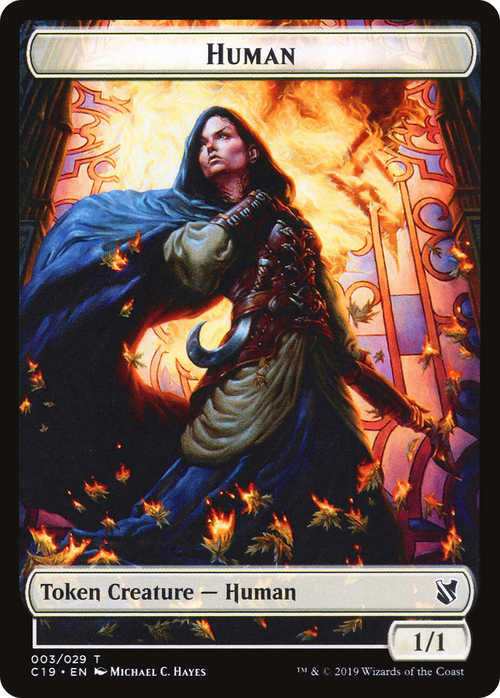 Human (TC19-003) - Commander 2019 Tokens