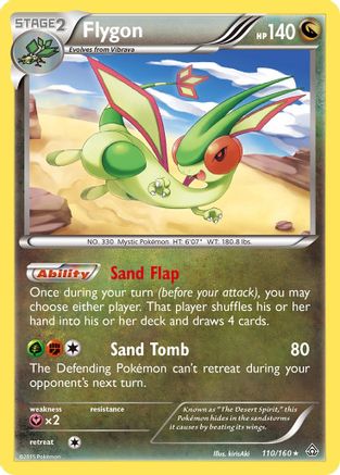 Flygon 110  - Holofoil XY  Primal Clash - Holo Rare