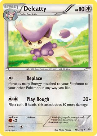 Delcatty 114  - Reverse Holofoil XY  Primal Clash - Rare