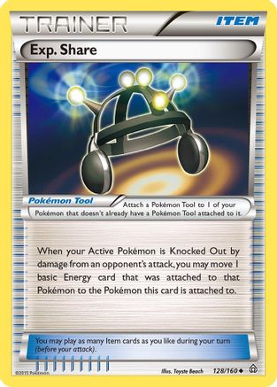 Exp. Share 128  XY  Primal Clash - Uncommon