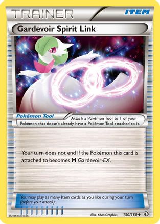 Gardevoir Spirit Link 130  - Reverse Holofoil XY  Primal Clash - Uncommon