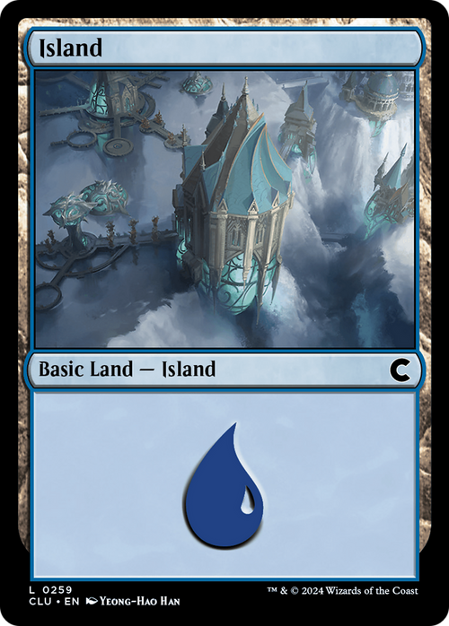 Island (0259) (CLU-259) - Ravnica: Clue Edition