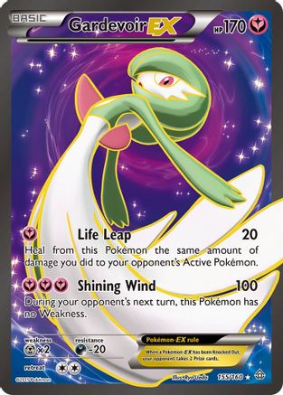 Gardevoir EX (155 Full Art)  - Holofoil XY  Primal Clash - Ultra Rare