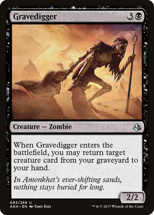 Gravedigger (AKH-093) - Amonkhet Foil