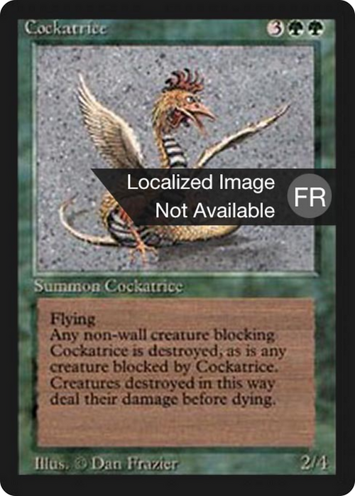 Cockatrice (FBB-) - Foreign Black Border