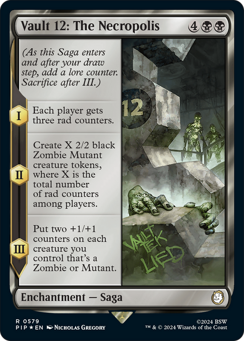 Vault 12: The Necropolis (Surge Foil) (PIP-579) - Fallout Foil