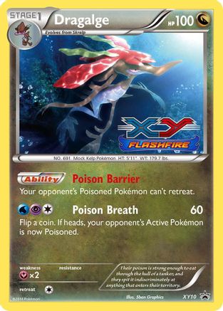 Dragalge - XY10 (Prerelease)  - Holofoil XY Promos - Promo