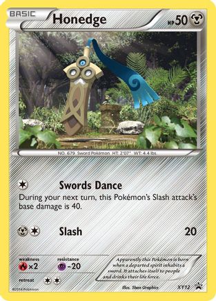 Honedge - XY12  - Holofoil XY Promos - Promo
