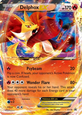 Delphox EX - XY19  - Holofoil XY Promos - Promo