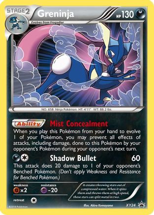 Greninja - XY24  - Holofoil XY Promos - Promo