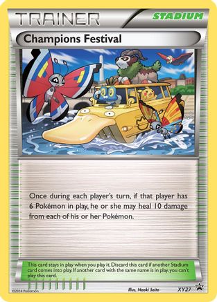 Champions Festival - XY27 (2014)  - Holofoil XY Promos - Promo