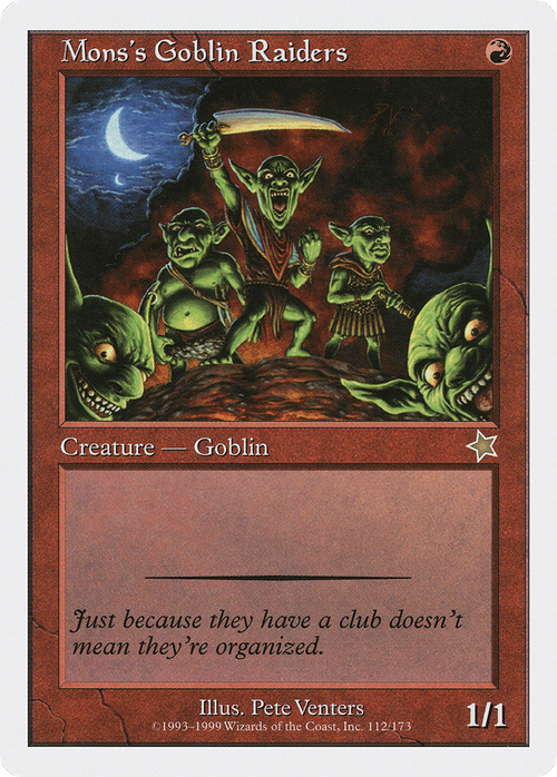 Mons's Goblin Raiders (S99-112) - Starter 1999