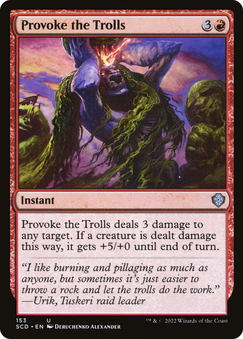 Provoke the Trolls (SCD-153) - Starter Commander Decks