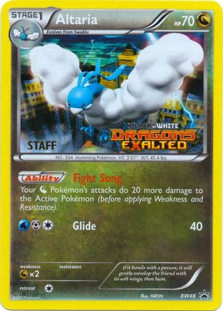 Altaria - BW48 (Prerelease) [Staff]  - Holofoil Black and White Promos - Promo