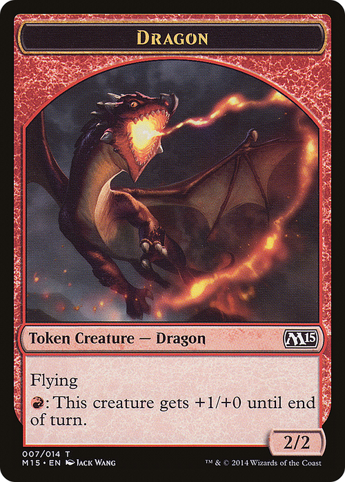 Dragon (M15-007) - Magic 2015 Tokens
