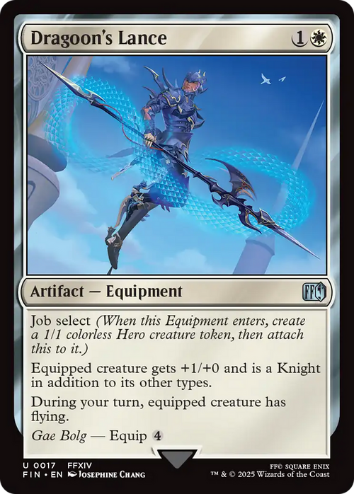 Dragoon's Lance (FIN-017) - FINAL FANTASY Foil
