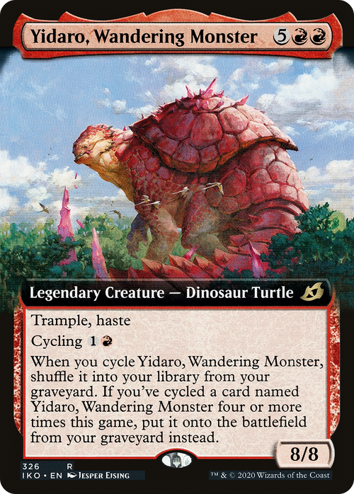 Yidaro, Wandering Monster (Extended Art) (IKO-326) - Ikoria: Lair of Behemoths: (Extended Art)