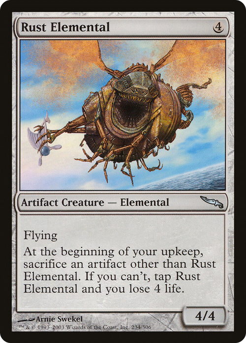 Rust Elemental (MRD-234) - Mirrodin Foil