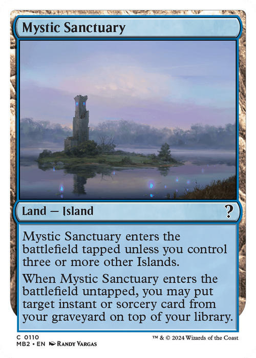 Mystic Sanctuary (White Border) (MB2-110) - Mystery Booster 2