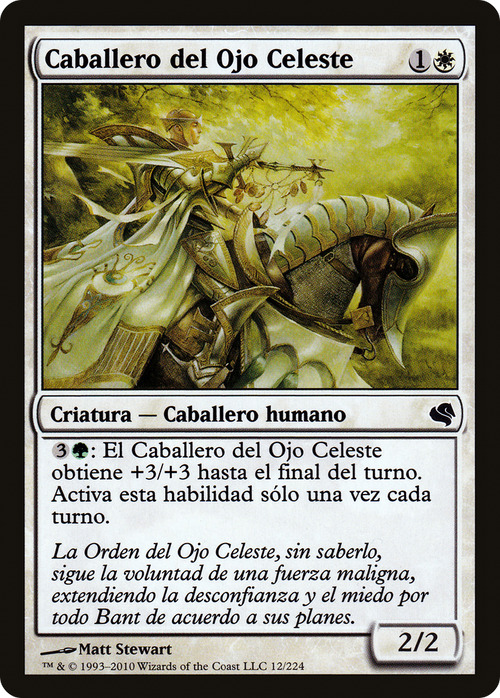 Knight of the Skyward Eye (Spanish) - "Caballero del Ojo Celeste" (PS11-012) - Salvat 2011