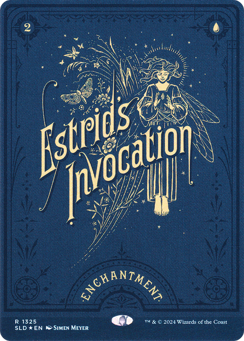 Estrid's Invocation (SLD-1325) - Secret Lair Drop (Borderless) Foil