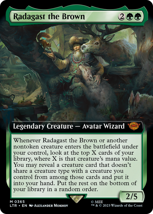 Radagast the Brown (Extended Art) (LTR-365) - The Lord of the Rings: Tales of Middle-earth: (Extended Art)