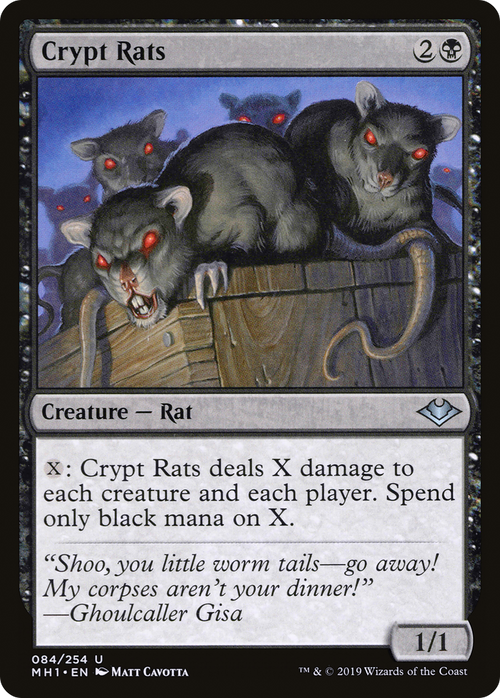 Crypt Rats (MH1-084) - Modern Horizons Foil