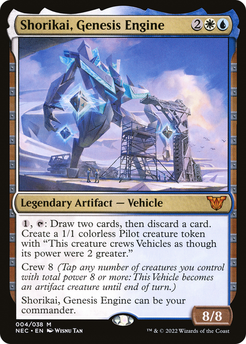 Shorikai, Genesis Engine (NEC-004) - Neon Dynasty Commander