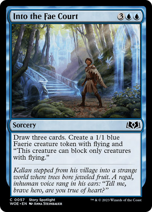 Into the Fae Court (WOE-057) - Wilds of Eldraine Foil
