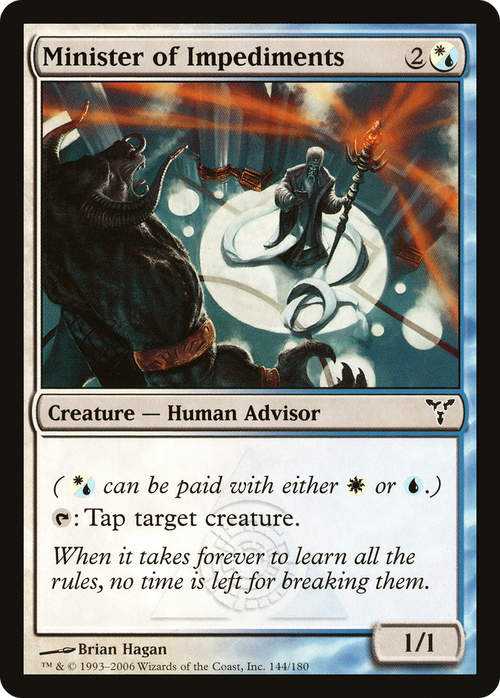 Minister of Impediments (DIS-144) - Dissension Foil
