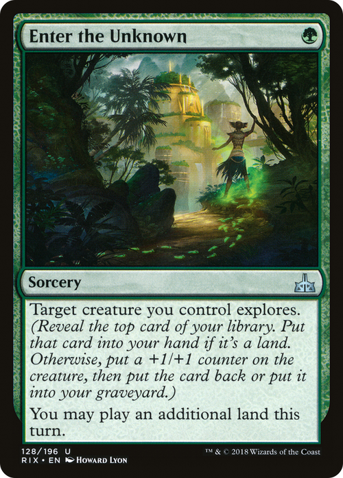 Enter the Unknown (RIX-128) - Rivals of Ixalan Foil
