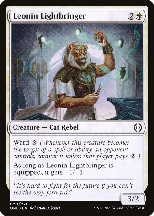 Leonin Lightbringer (ONE-020) - Phyrexia: All Will Be One
