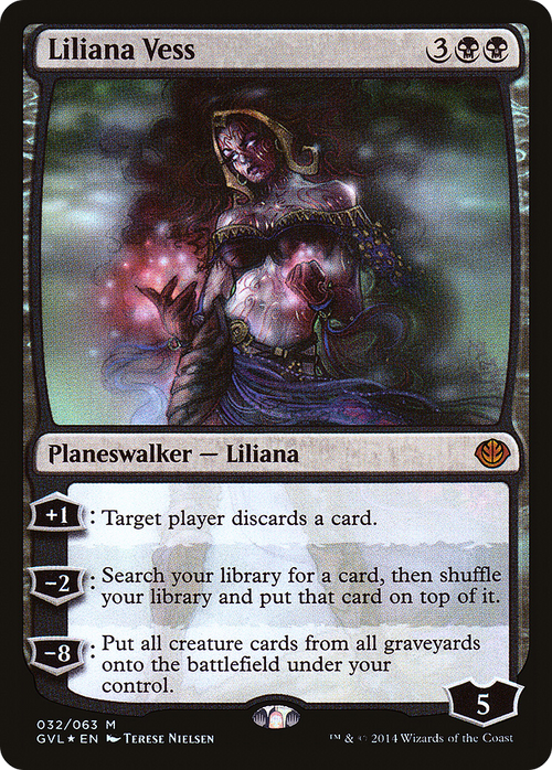 Liliana Vess (DD3-032) - Duel Decks Anthology: Garruk vs. Liliana Foil