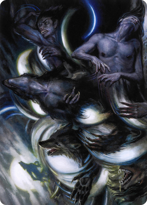 Lunar Rejection // Lunar Rejection (AVOW-023) - Crimson Vow Art Series (Borderless) Foil