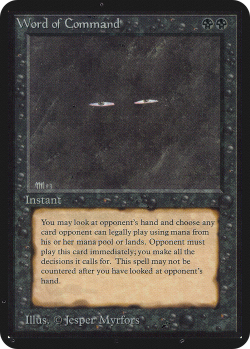 Word of Command (LEA-) - Limited Edition Alpha