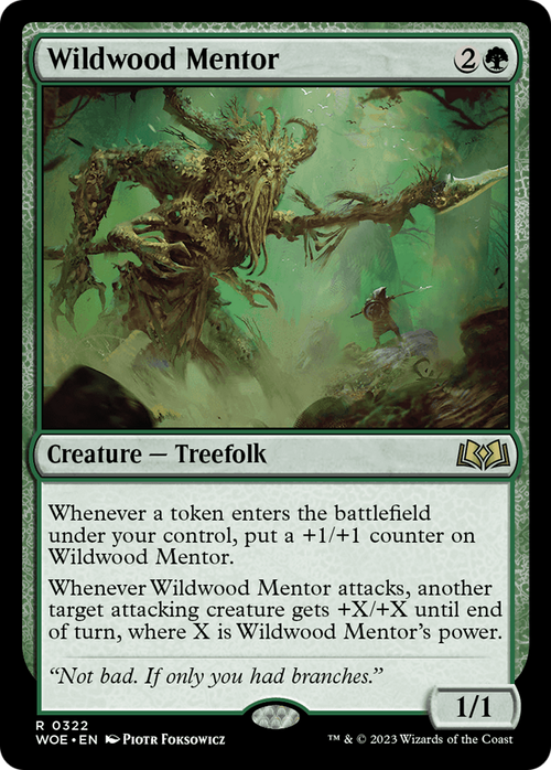 Wildwood Mentor (WOE-322) - Wilds of Eldraine Foil