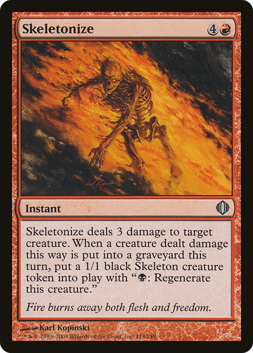 Skeletonize (ALA-114) - Shards of Alara