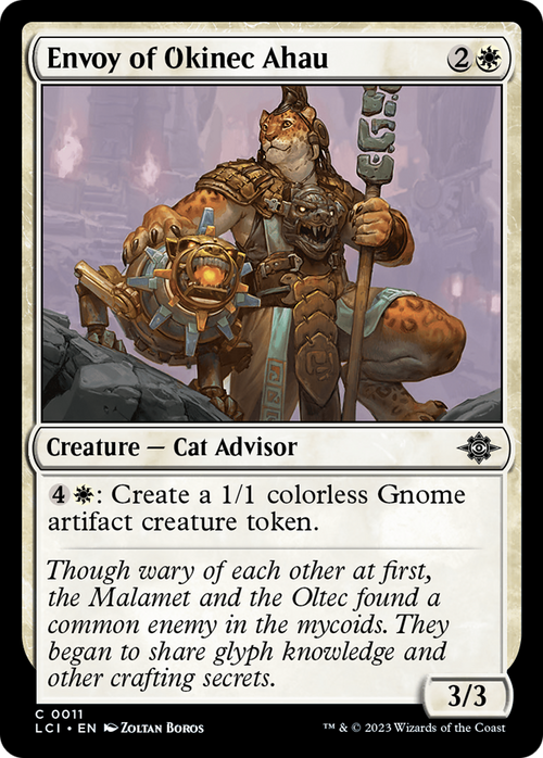 Envoy of Okinec Ahau (LCI-011) - The Lost Caverns of Ixalan Foil